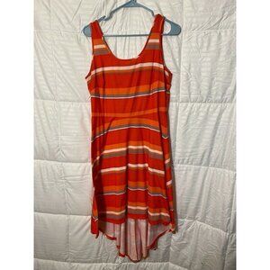 CATO WOMENS SLEEVELESS HI LOW‎ TANK DRESS SIZE MEDIUM M 12